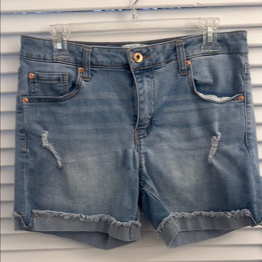 Celebrity Pink Mid Rise "Meadow" Denim Shorts in "Dolce Vita" - Size 11